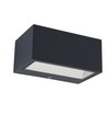 Outlet: LUTEC Gemini Utomhus LED Vägglampa 10,5W 3000K Upp/Ned i Antracitgrå