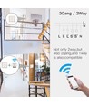 Wifi inbyggningsdimmer - 2x 100W LED dimmer, korsomkoppling, till inbyggning