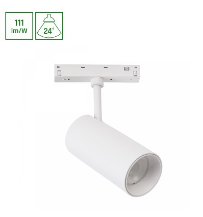 SHIFT Basic Spot - Armatur Riktning, 55x120x180mm, 20W, 2700K, Vit