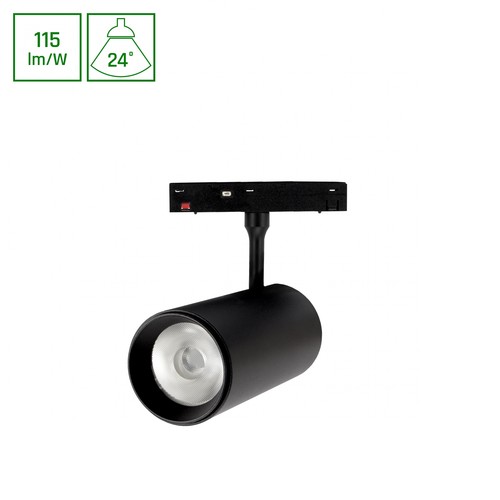 System Shift Basic Spot - Lampriktning 55x120x180mm, 20W, 4000K, svart