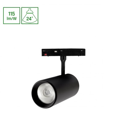 System Shift Basic Spot - Lampriktning 55x120x180mm, 20W, 4000K, svart