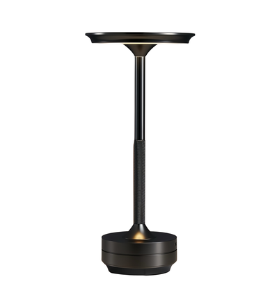 Uppladdningsbar LED bordslampa - Svart, touch dimbar, CCT, IP20