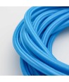 5m Tygkabel 2x0,75 mm², textil - 230V, Ljusblå