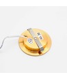2,7W Ø6,8cm Reco68 möbelspotlight infällnad RA92 - 12V DC, Hål: Ø5,5 cm, Mått: Ø6,8 cm, Guld