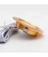 2,7W Ø6,8cm Reco68 möbelspotlight infällnad RA92 - 12V DC, Hål: Ø5,5 cm, Mått: Ø6,8 cm, Guld
