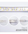 Lagertömning: 5 m. vattentät LED strip (Type Y) - 230V, IP67, 120 LED, 10W/m
