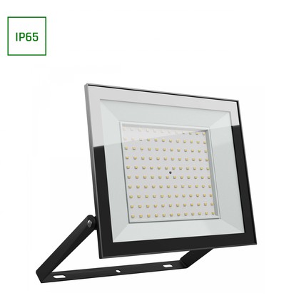 Noctis Lux 4 strålkastare 100W - neutral vit, 230V, IP65, 251x207x26mm, svart