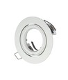 Downlight-kit utan ljuskälla - Hål: Ø8,5 cm, Mått: Ø9,5 cm, Vit, välj MR16 eller GU10 sockel