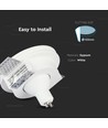 Downlight för ingjutning i gips - Gypsum, rund, Ø10cm, hålmått Ø10,3cm, vit