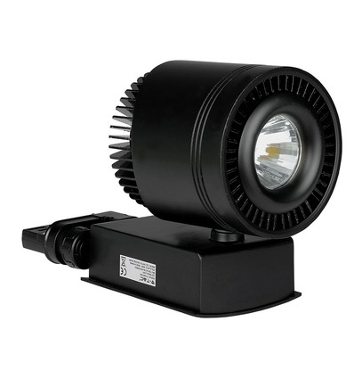 COB skenspot 45W - 5000K, svart hölje