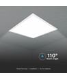 V-Tac LED Panel 60x60 - 29W, Samsung LED chip, flicker free, vit kant