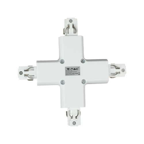 X-skarv för skenor - Vit