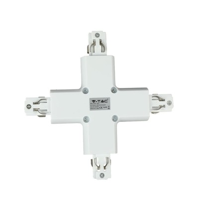 X-skarv för skenor - Vit