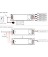 LEDlife rWave 150W dimbar strömförsyning - 24V DC, 6,25A, RF, push-dim, 4 kanaler