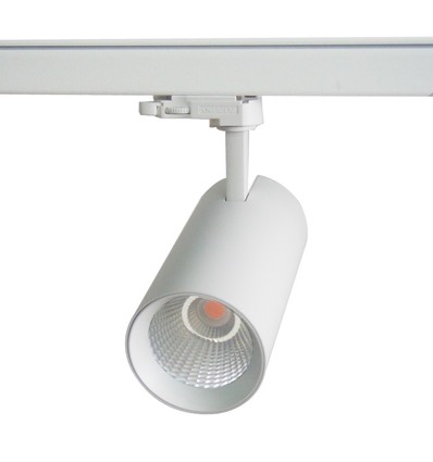 30W 3-fas RA90 Sken-spotlight - 130lm/w, 3900lm, Vit, Flicker free