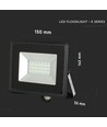 20W LED Projektor - Grön, Svart Hus
