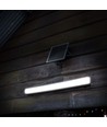 V-Tac 120cm armatur inkl. solpanel - 18W, CCT(3-i-1), Sensor, RF fjärrkontroll, IP65 utomhus
