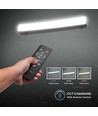 V-Tac 120cm armatur inkl. solpanel - 18W, CCT(3-i-1), Sensor, RF fjärrkontroll, IP65 utomhus