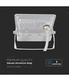 10W Strålkastare - PIR Sensor, Samsung Chip, 1m Kabel, 6500K, Vit Hölje
