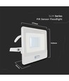 30W strålkastare PIR sensor Samsung chip 1m kabel 6500K vit hölje