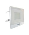 50W Strålkastare - PIR Sensor, Samsung Chip, 1M Kabel, 6500K, Vit Hölje