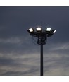 50W LED projektor - Samsung chip, 6500K, svart hölje, 137lm/W