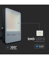 50W LED projektor - Samsung chip, 6500K, svart hölje, 137lm/W