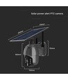 Utomhus WiFi PTZ solcellsdriven kamera - 360° Trygghet, Full HD & Färgnattseende, IP65, Svart