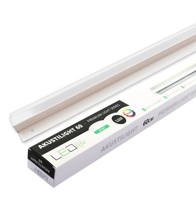 120 cm LED Troldtekt Skina - 35W, Akustilight, Planförsänkt, 24V