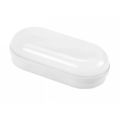 8W LED Technic Vägglampa - Oval, vit, IP54, IK10, 230V, Inkl. ljuskälla, Spectrum
