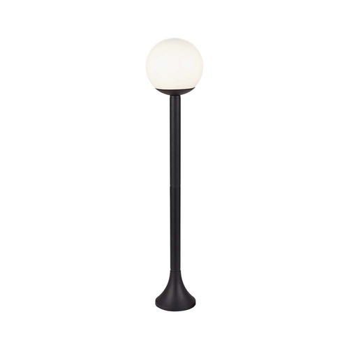 Svart trädgårdslampa - 97cm, IP44 utomhus, mattsvart, E27-sockel, utan ljuskälla