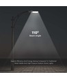 V-Tac 30W LED gatulampa - Ø50/Ø60mm, Samsung chip, IP65, grått hus