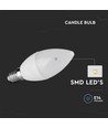 E14 3,7W LED-kronljus - Plast, Samsung LED Chip, C37