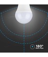 V-Tac 3,7W E27 LED-lampa - Samsung Chip, G45