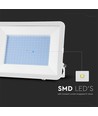 300W strålkastare - Samsung-chip, 1m kabel, 6500K, vit hölje, vit glas