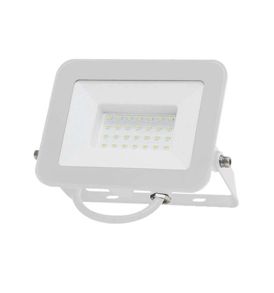 30W strålkastare - Samsung chip, 6500K, vit hus, vit glas
