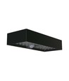 6W Solpanel Vägglampa - Tegel, Litiumbatteri 3.7V 3000mA, 4000K, Svart