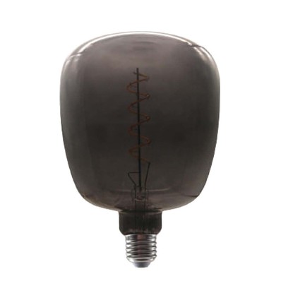 4W Vasformad glödlampa E27 - Koltråd svart glas 300°