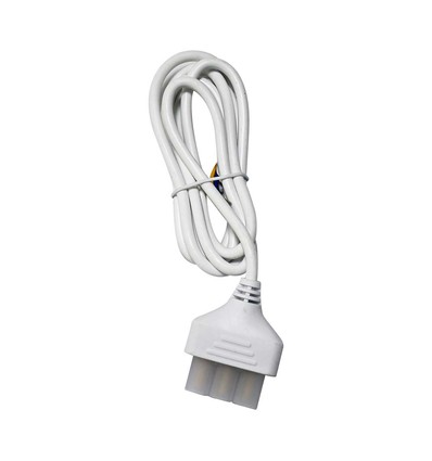 Strömkabel 1,5 m - vit, 3x0,75 mm²