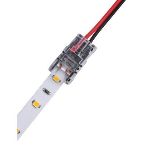 LED strip skarv till lösa ledningar - 8mm, enkelfärgad, IP65, 5V-24V