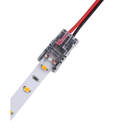 LED strip skarv till lösa ledningar - 8mm, enkelfärgad, IP65, 5V-24V