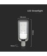 V-Tac 30W LED gatulampa - Ø60mm, IP65