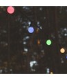 13m LED ljusslinga med 15 RGB-lampor - 0.5W/lampa, styrs via medföljande fjärrkontroll