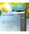 5,5W LED Solcells Pollare Lampa - PIR Sensor, IP54