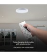 40W dimbar LED-taklampa - Ø40cm, CCT, 3 ljusfärger, fjärrkontroll