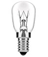 E14 15W halogen ugnslampa - 90lm, max 300°C
