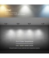 12W Bländfri RA90 CCT Downlight Ø86mm - 3 ljusfärger, svart front, Hål: Ø75mm, Honeycomb