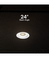 24W Ø13,5cm Bländfri CCT Downlight RA90 - Hål: Ø11,5 cm, Mått: Ø13,5 cm, 3 ljusfärger, vit front, Honeycomb