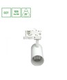 Andromeda Prime skenspot 16W - 3-fas skena CCT 230V 25° IP20 DI. 63x134x184mm vit Spectrum