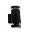 LED Vägglampa Svart E27 IP44